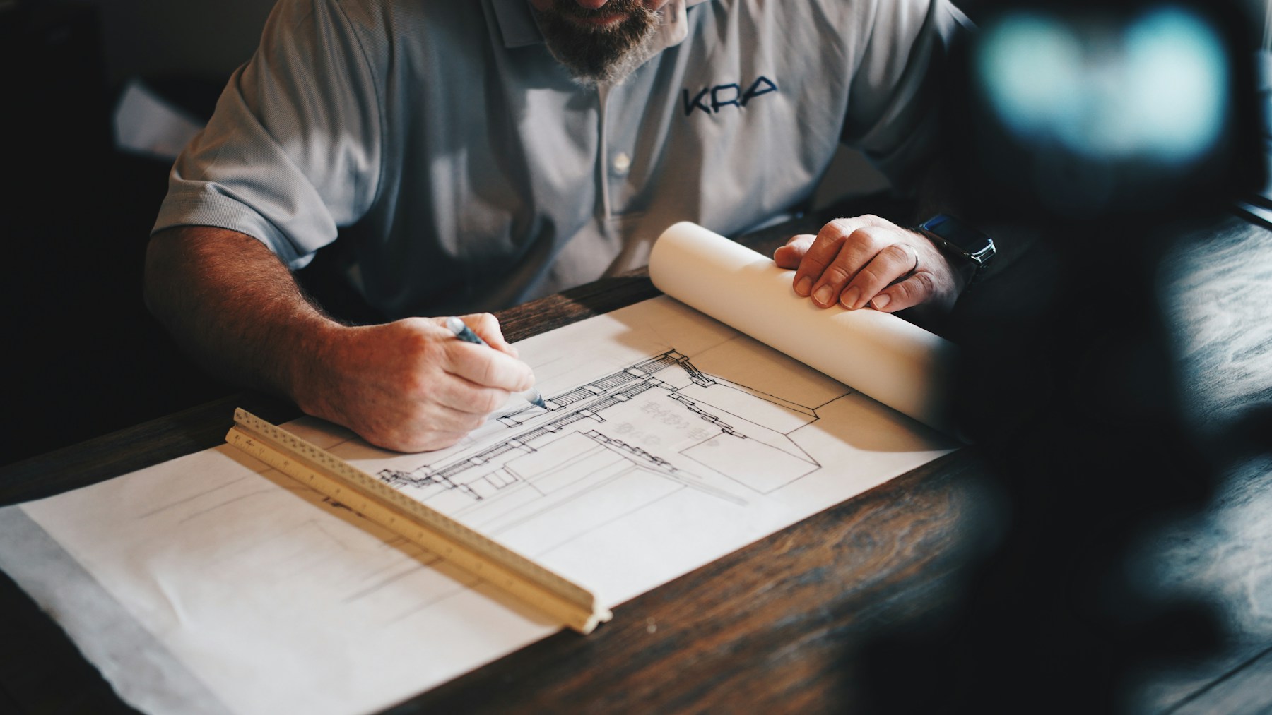 Drawings and material samples